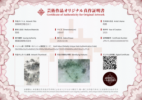 放眼高空看过云二-证书